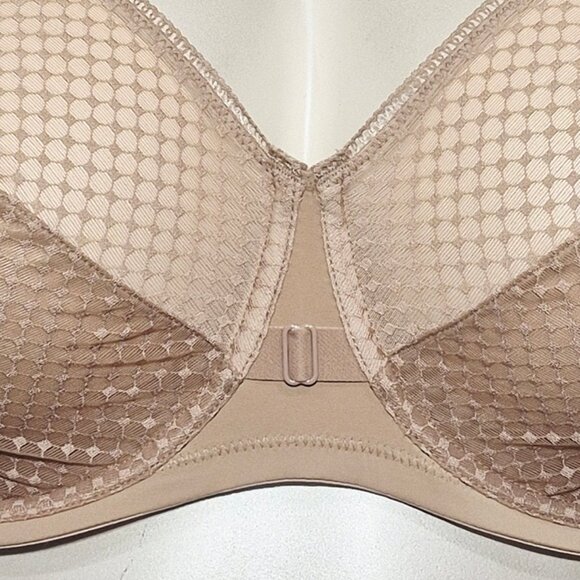 42DD Just My Size MJ1205 1205 Perfect‎ Shape Unlined T-Shirt Underwire Bra Beige - Picture 7 of 8